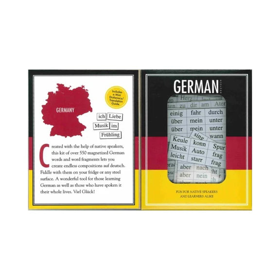 German Magnetic Poetry Kit