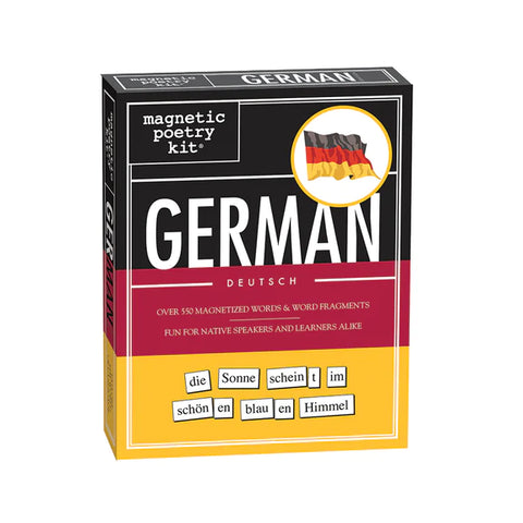 German Magnetic Poetry Kit