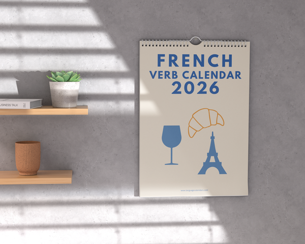 French Verb Calendar 2026