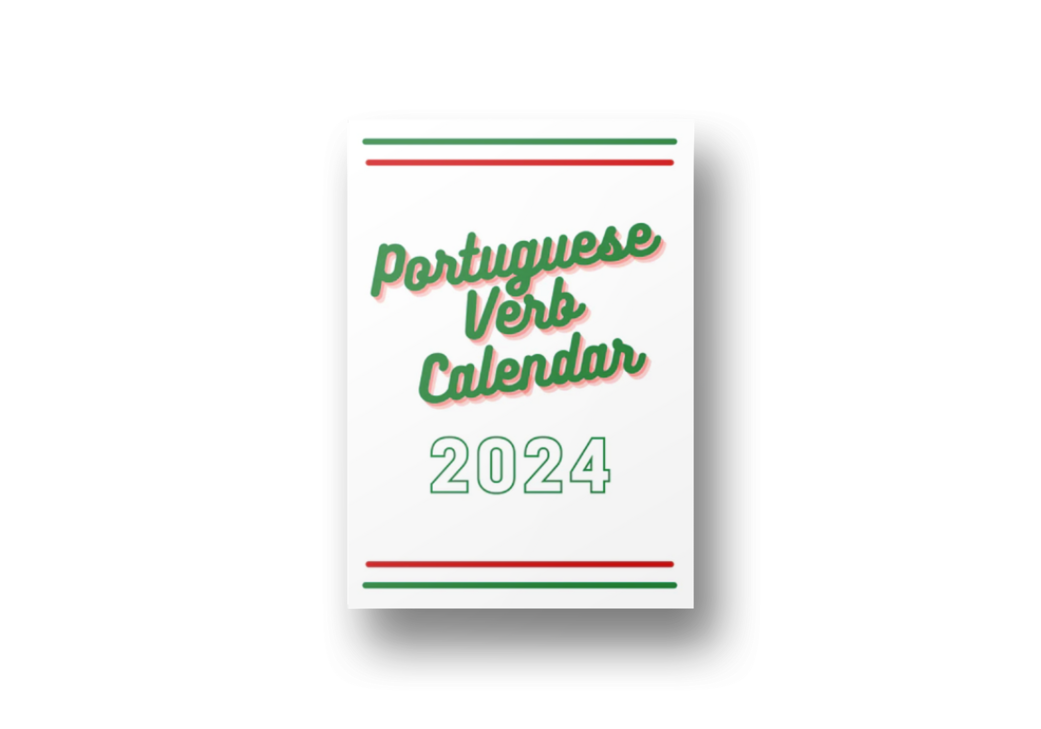 Portuguese Verb Calendar