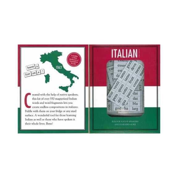 Italian Magnetic Poetry Kit