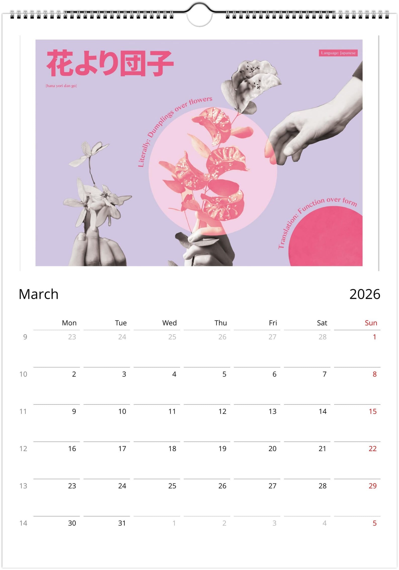 Idioms From Around The World Calendar | Languages and Culture 2027