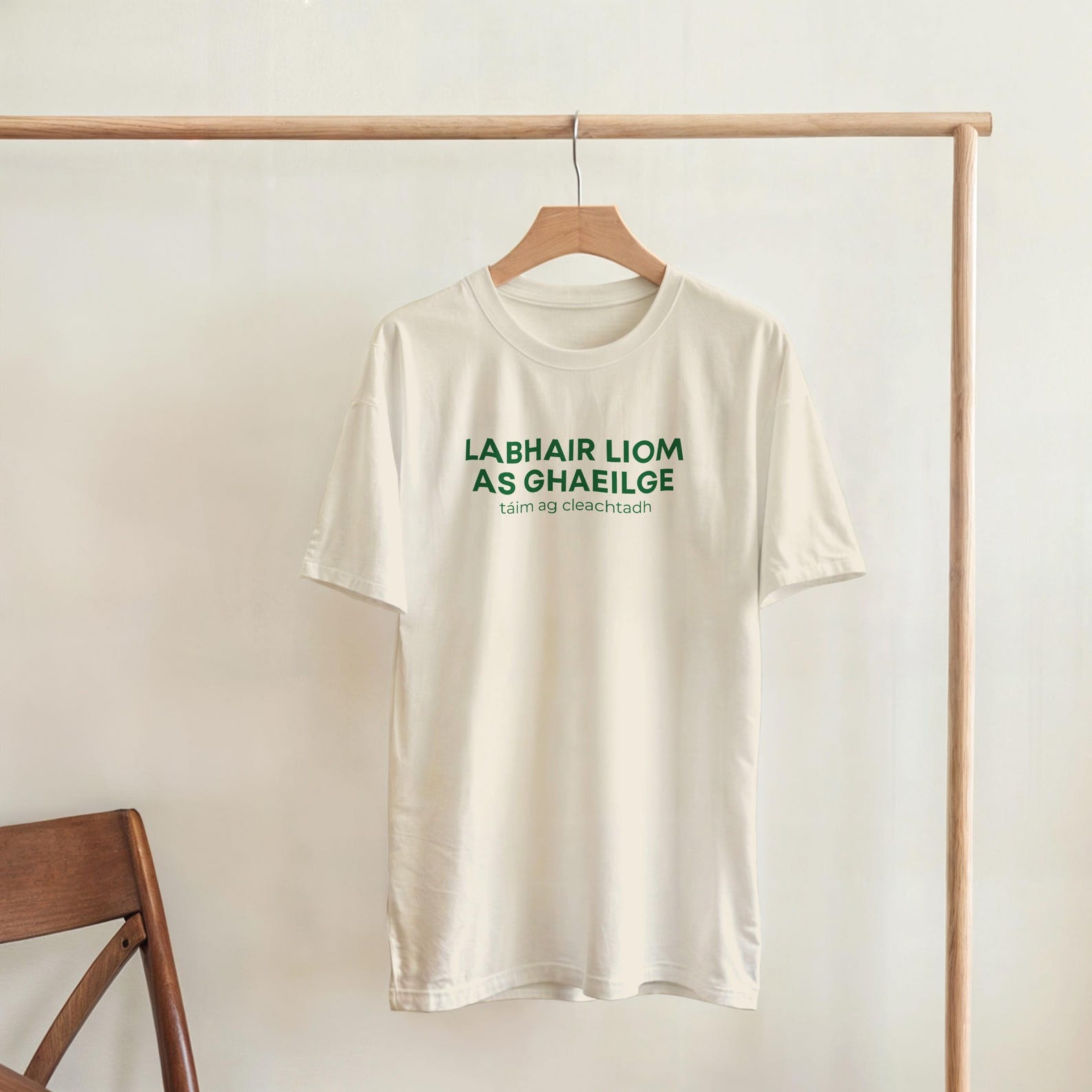 Speak Irish T-Shirt | Irish Language Learner Gift | Gaeilge Speakers