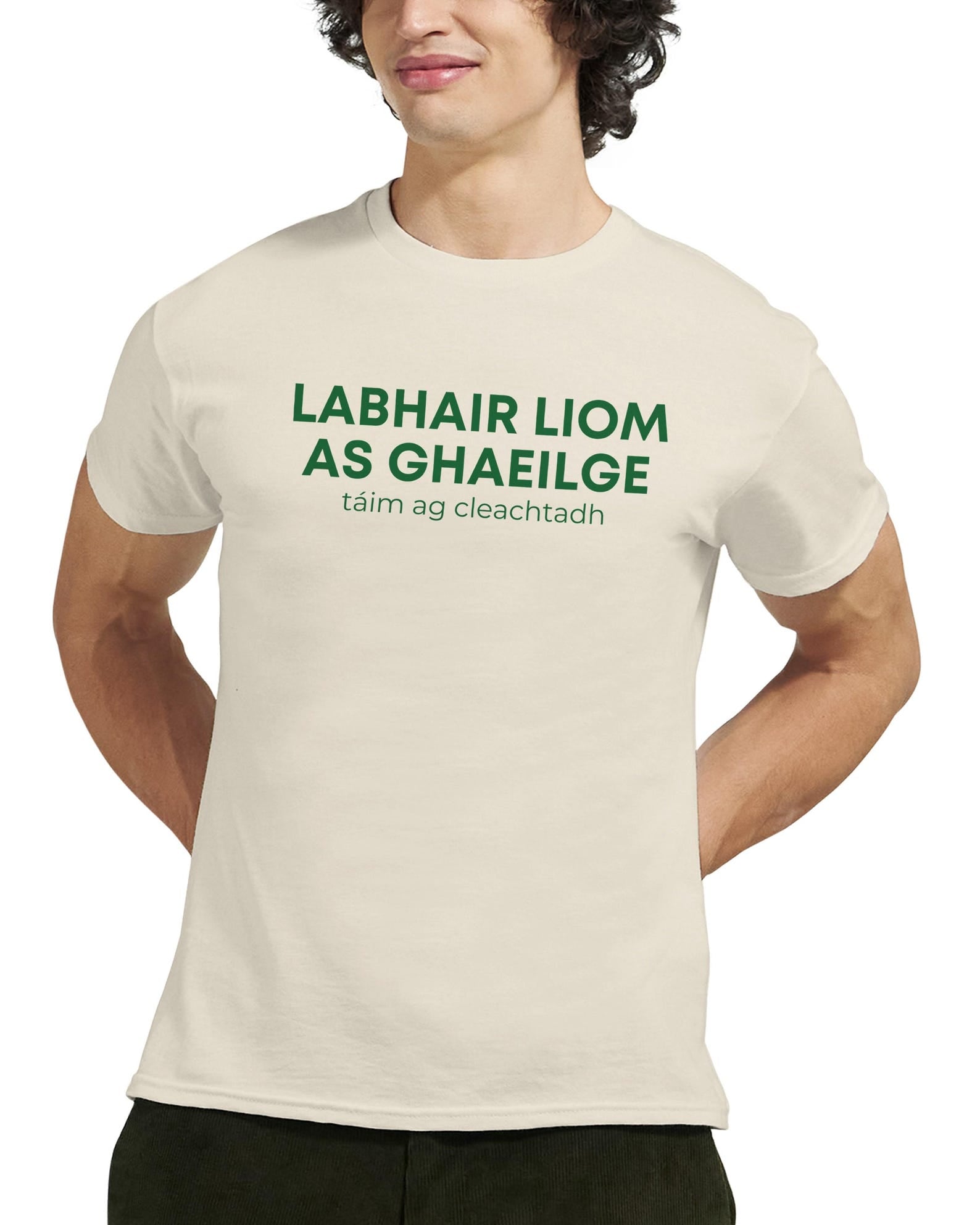 Speak Irish T-Shirt | Irish Language Learner Gift | Gaeilge Speakers