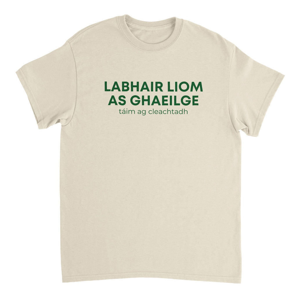 Speak Irish T-Shirt | Irish Language Learner Gift | Gaeilge Speakers
