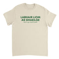 Speak Irish T-Shirt | Irish Language Learner Gift | Gaeilge Speakers