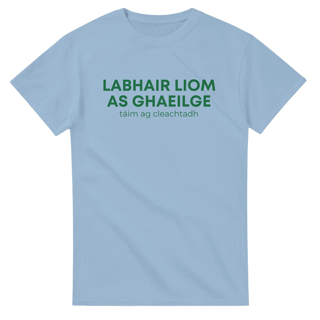 Speak Irish T-Shirt | Irish Language Learner Gift | Gaeilge Speakers