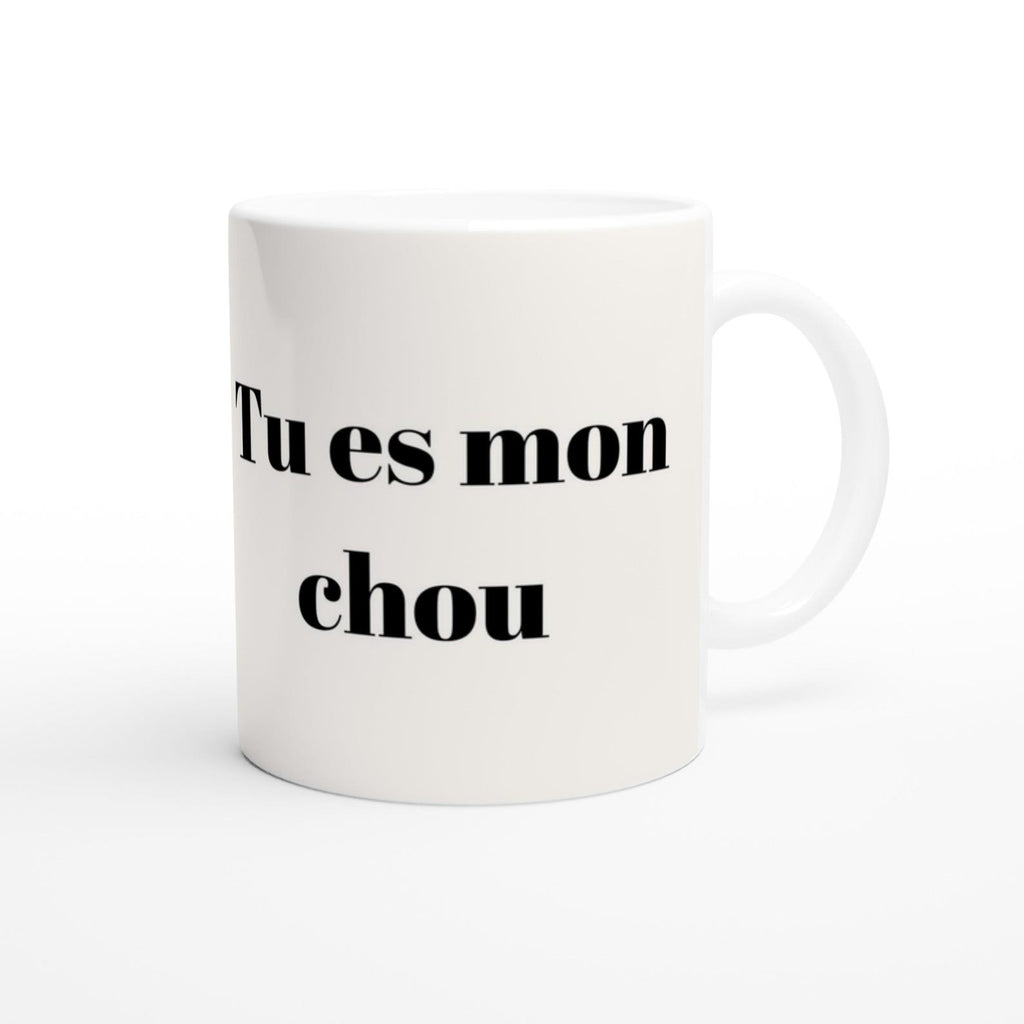 Romantic French Valentine’s Day Mug | Funny Translation Gift Mon Chou