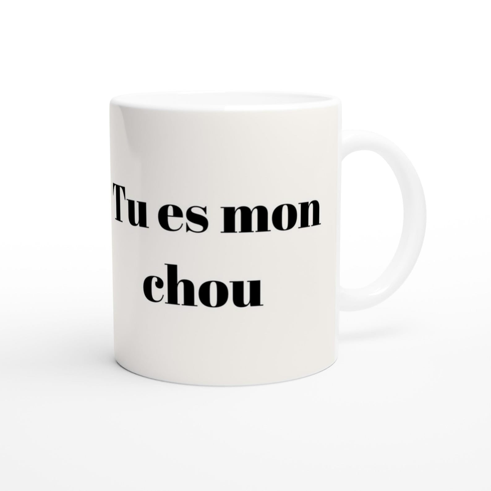Romantic French Valentine’s Day Mug | Funny Translation Gift Mon Chou