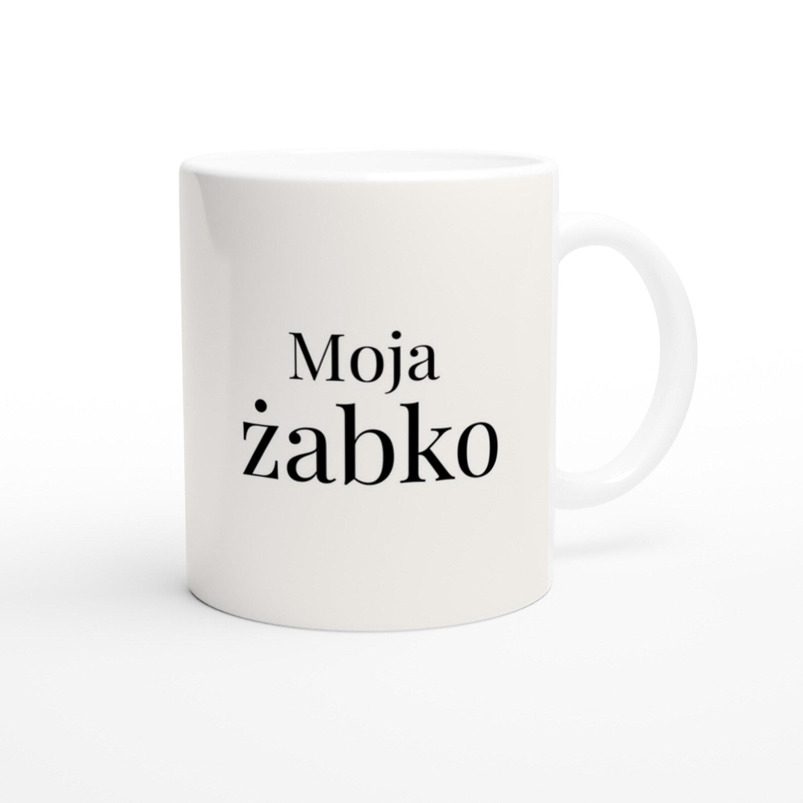 Romantic Polish Mug – Moja Żabko | You Are My Little Frog Coffee Cup