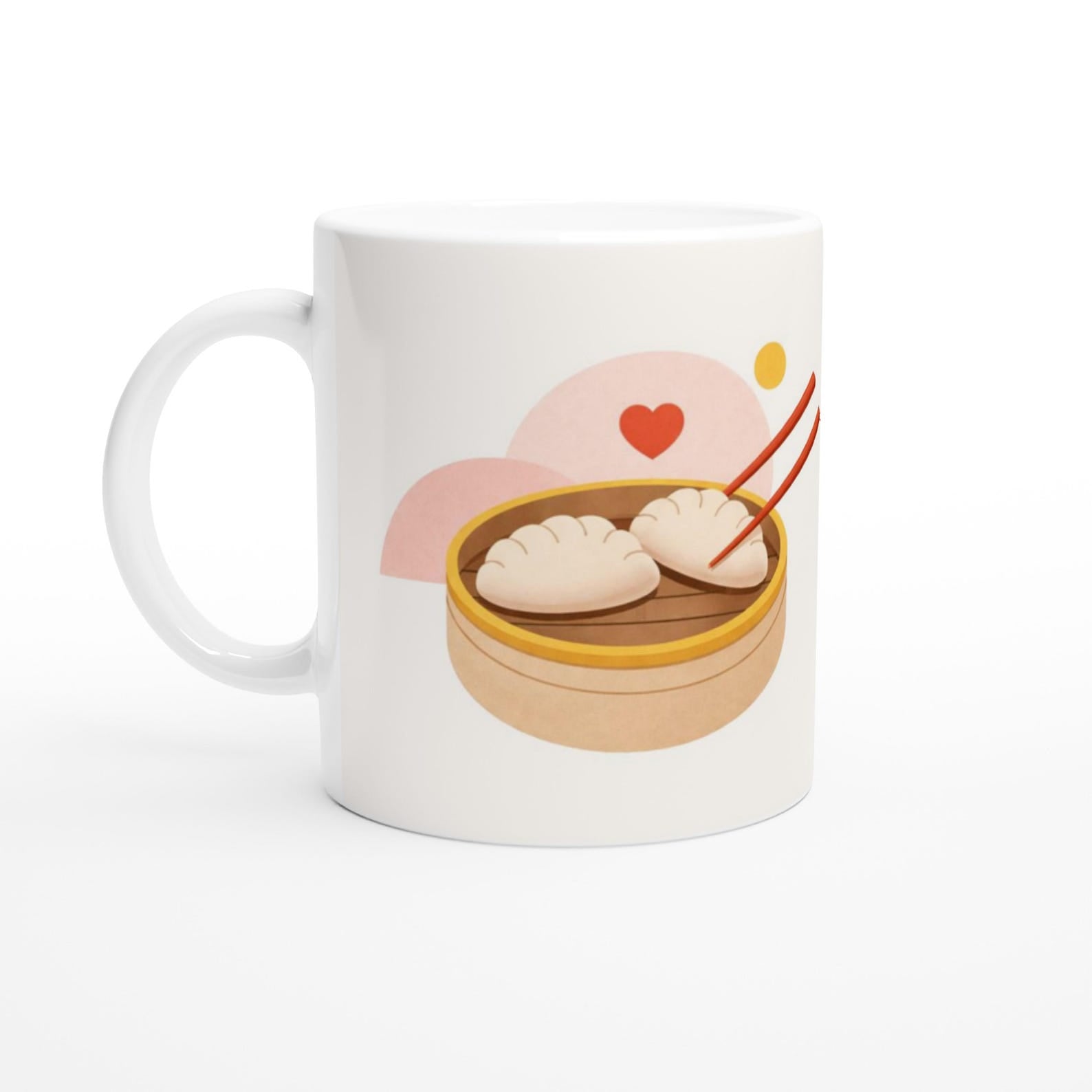 Romantic Chinese Mug – 我的小饺子 | You Are My Little Dumpling Coffee Cup