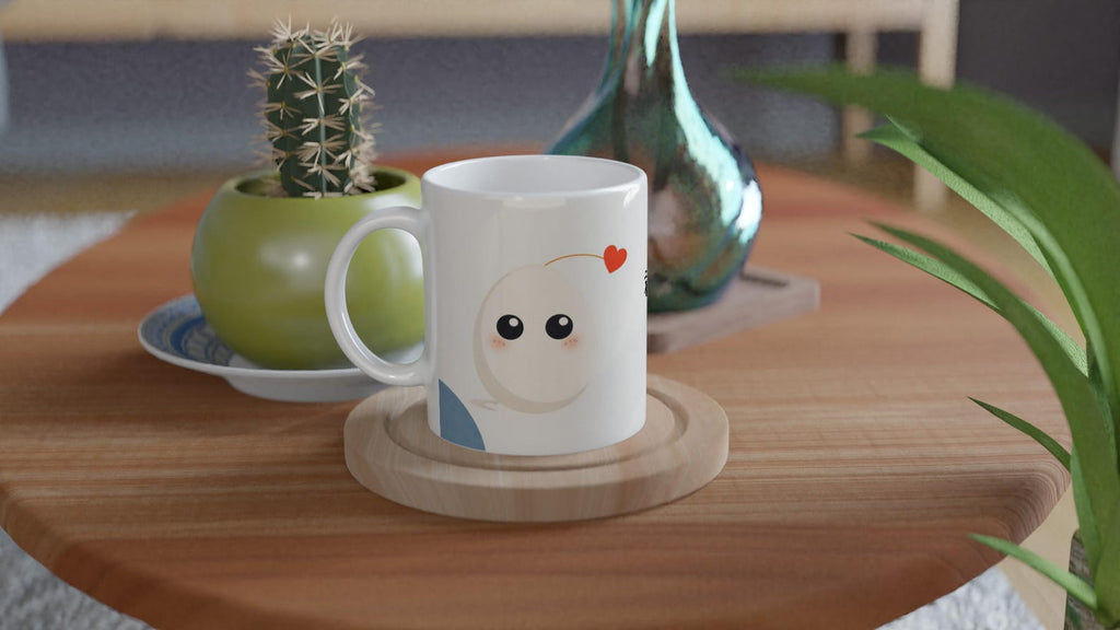Romantic Japanese Mug – Egg-Shaped Face (君はたまご型の顔) | Cute Valentine’s Coffee Cup