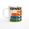Spanish Verb Conjugation Mug – Present Tense Regular Verbs (AR ER IR) – Learn Spanish Grammar – Stylish Language Learning Gift