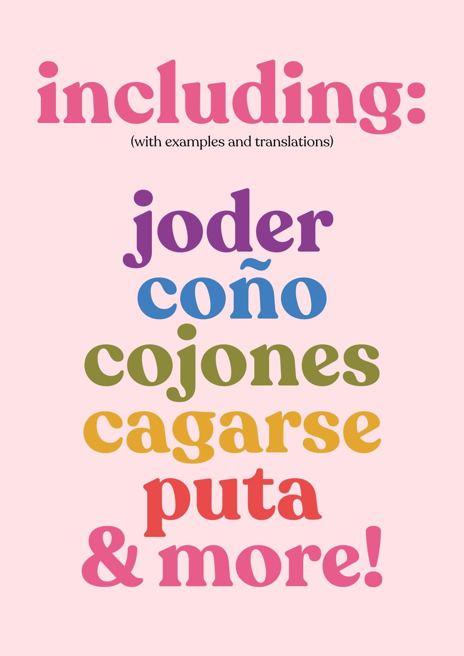 Spanish Swear Words Calendar 2027 | Funny Spanish Gift | Learn Real Spanish Slang | A3 Wall Calendar | Joder Coño Cojones