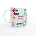 DANISH METRO MUG | Learn Danish Vocabulary | Danish Language Gift | Coffee Mug for Danish Learners