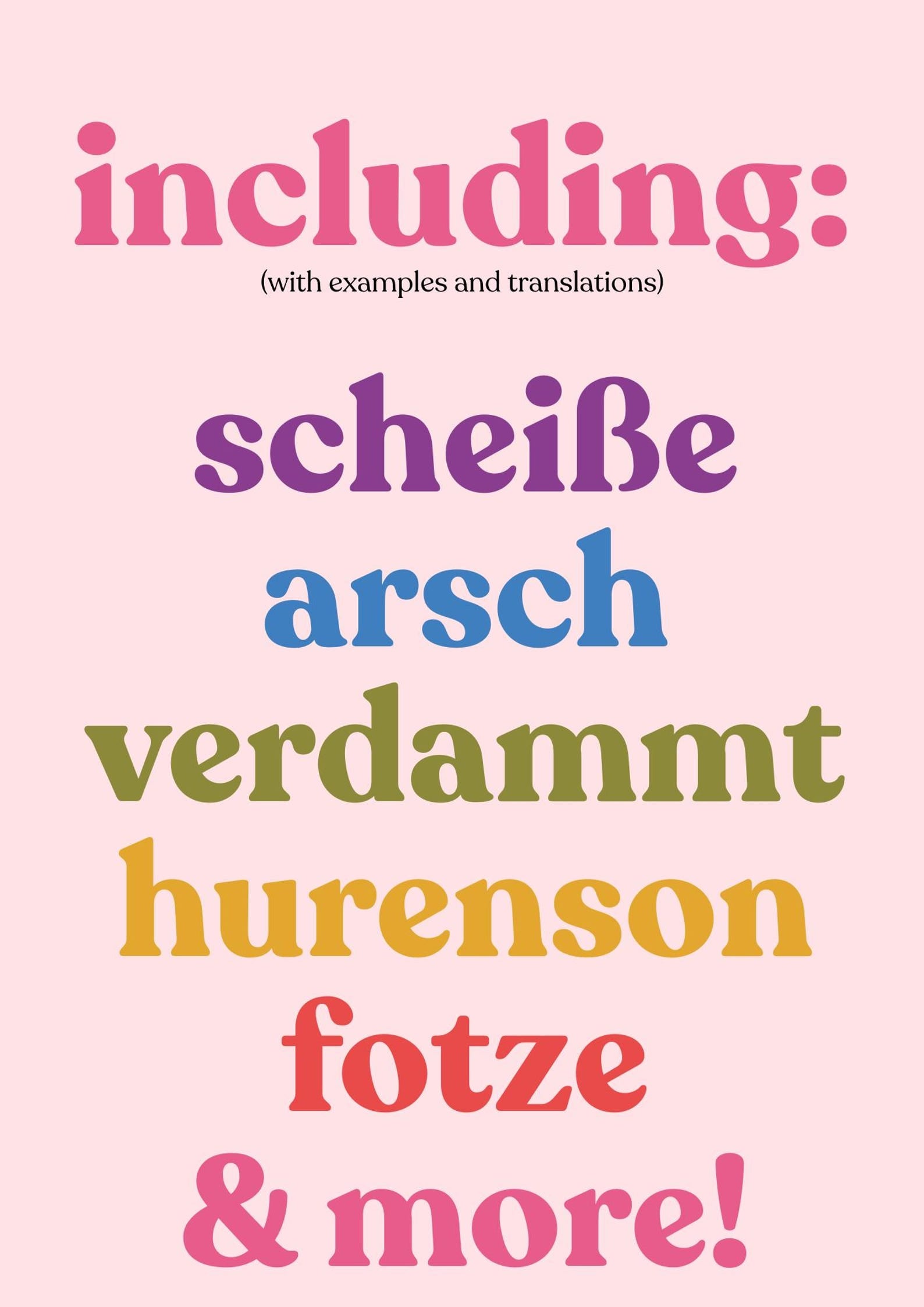 German Swearing Calendar 2027 | Learn German Slang & Swear Words | Funny German Gift | A3 Wall Calendar | Adult Language Learning Gift