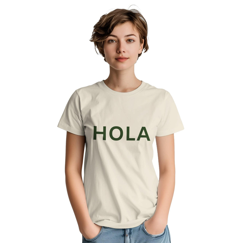 Spanish Hola Adiós  T Shirt | Learn Spanish Gift | Spanish Teacher Tee | Language Learner T-Shirt | Minimalist Unisex Tee
