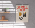 German Verb Calendar 2027 – Language Learning, A3 Wall Calendar