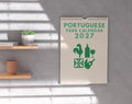 Portuguese Verb Calendar 2027 – Language Learning, A3 Wall Calendar
