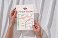 Greek Birthday Card, Metro Χρόνια Πολλά Map Design, 5x7, Blank Inside