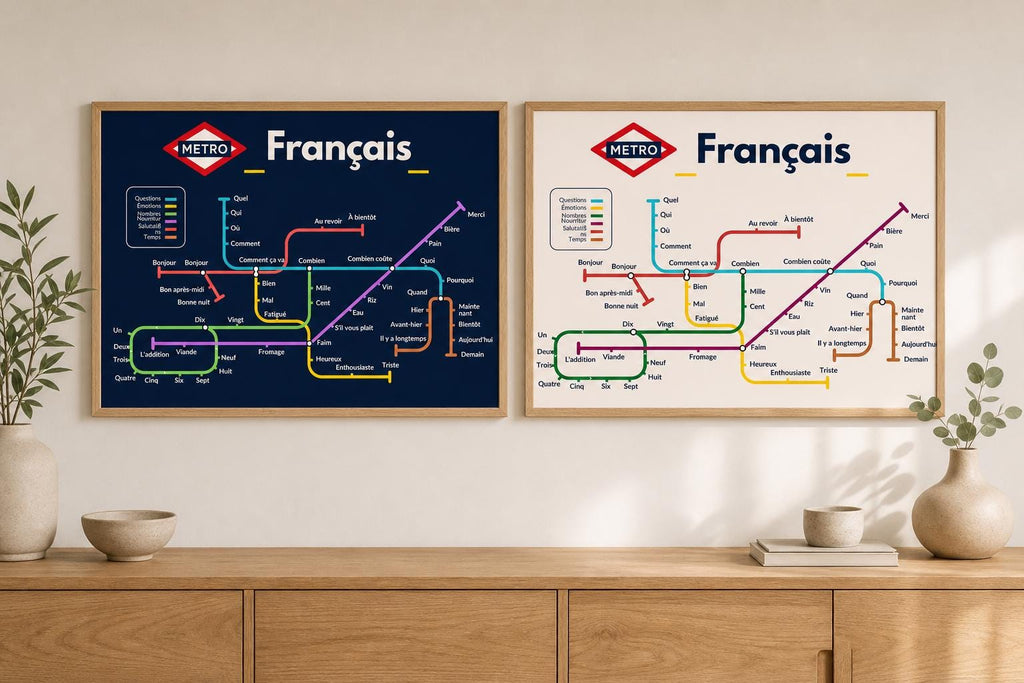 French Metro Vocabulary Poster