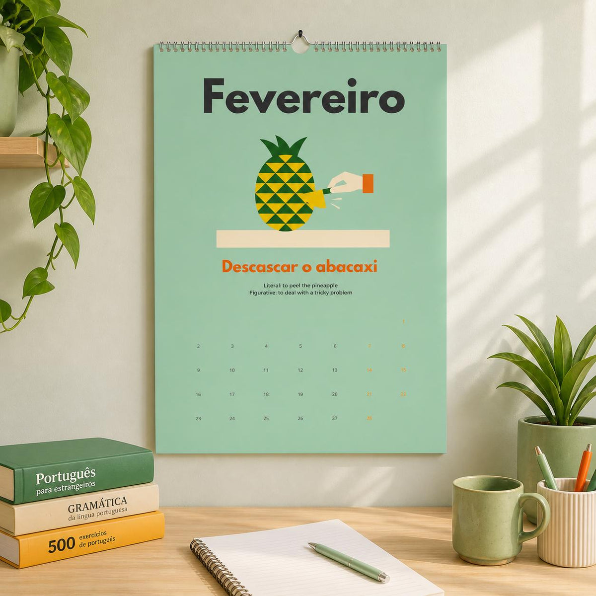 Portuguese Idioms Calendar