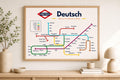 German Metro Vocabulary Poster
