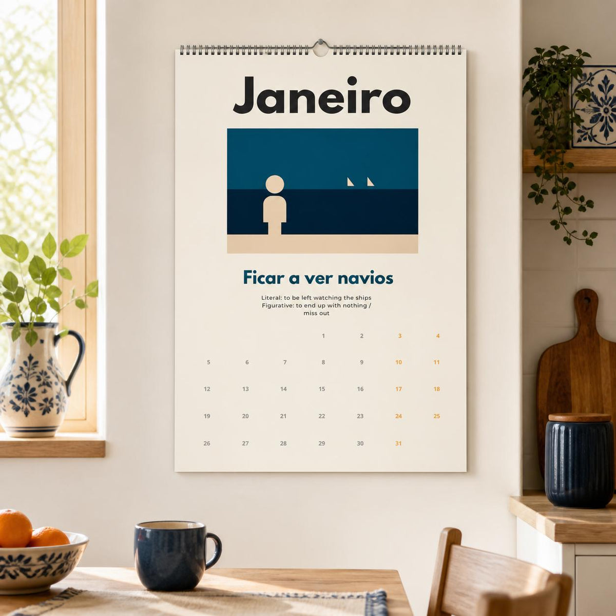 Portuguese Idioms Calendar