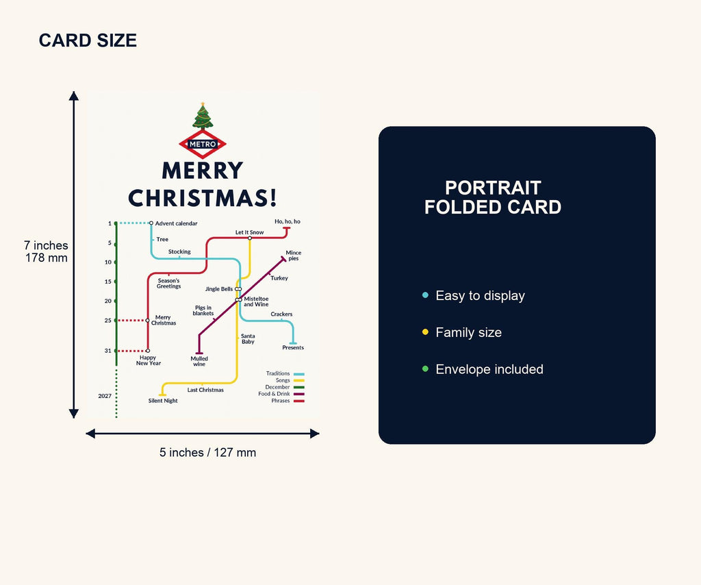 English Christmas Card