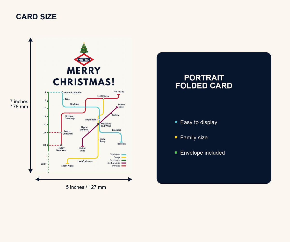 English Christmas Card
