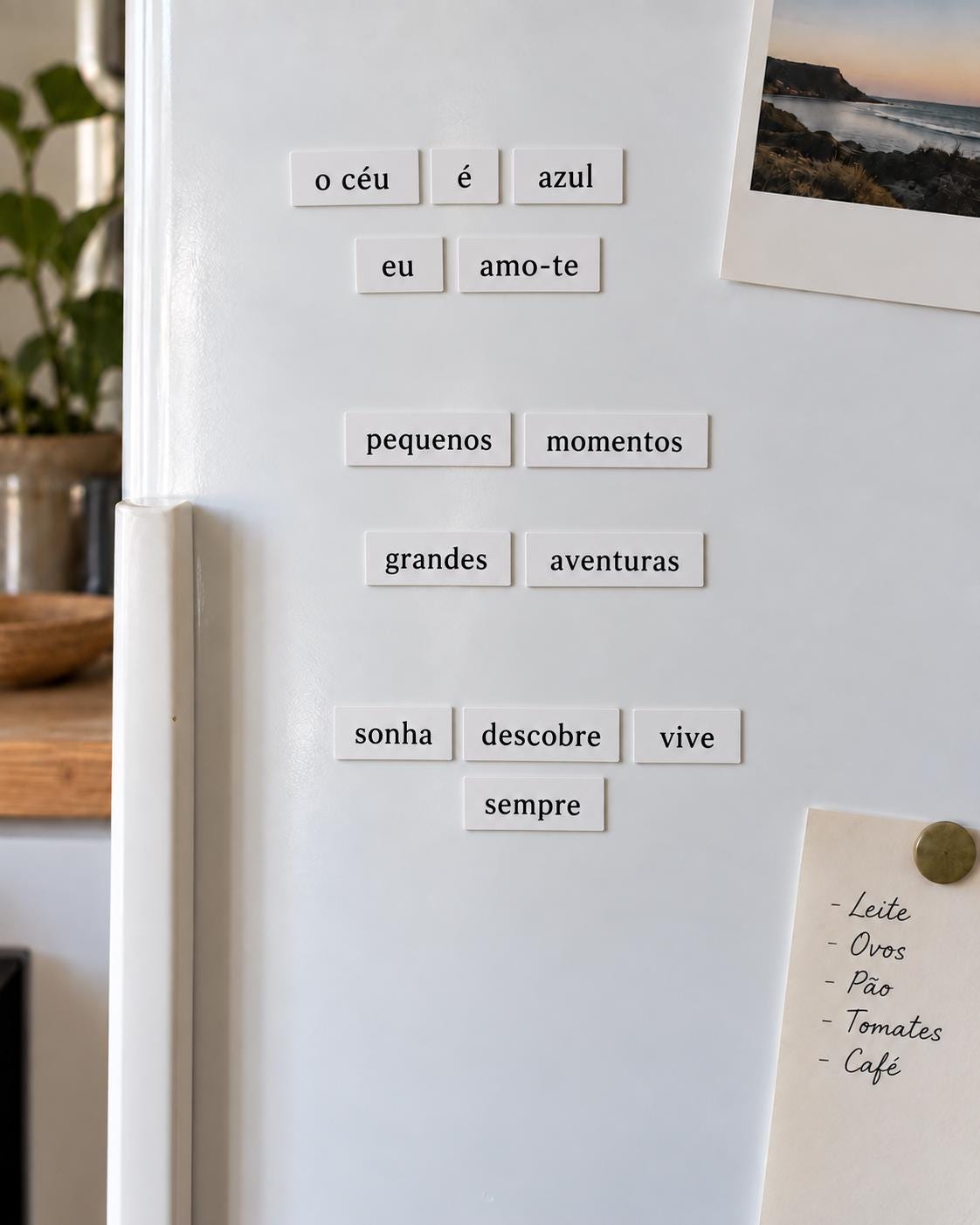 Portuguese Magnetic Poetry
