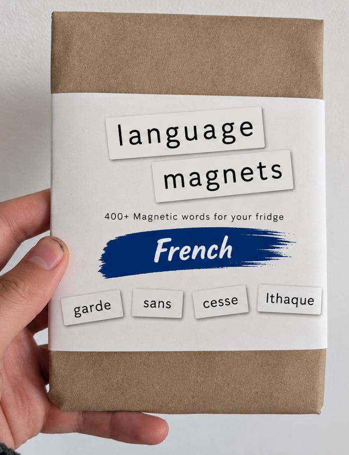 French Magnetic Poetry