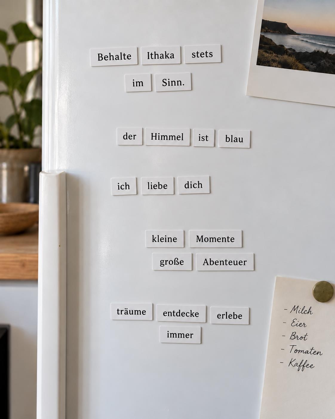 German Magnetic Poetry