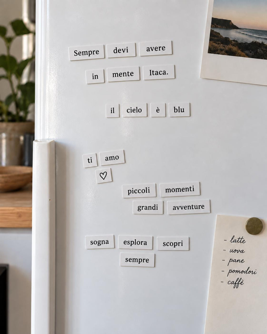 Italian Magnetic Poetry