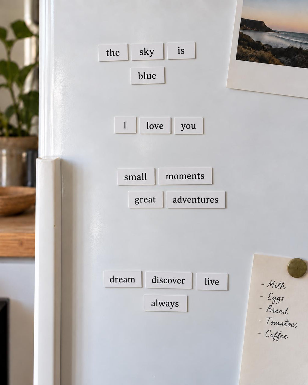 English Magnetic Poetry