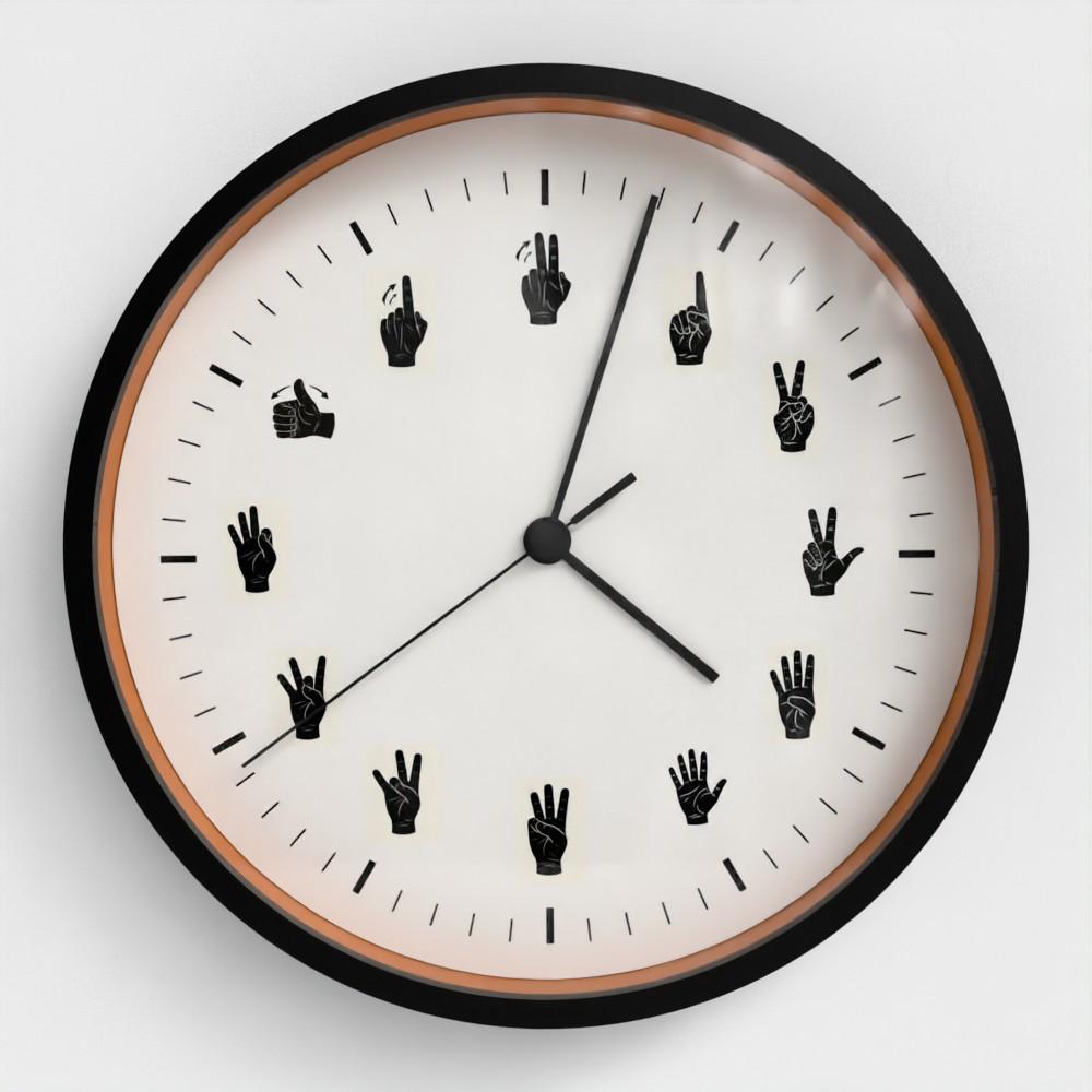 ASL Wall Clock