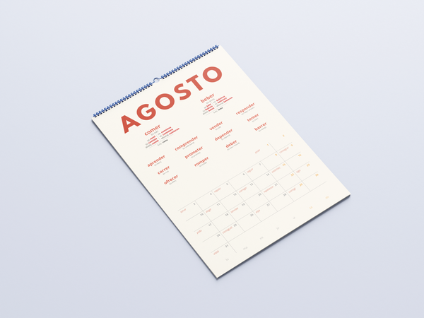 Spanish Preterite Verb Calendar 2026