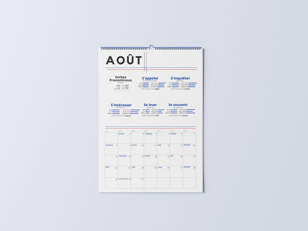 French Verb Calendar