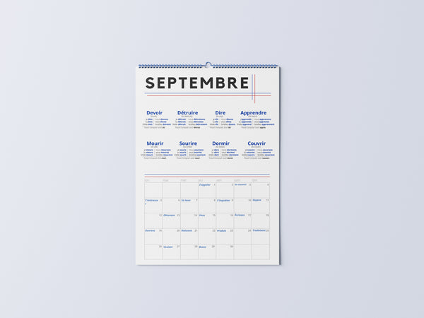 French Verb Calendar