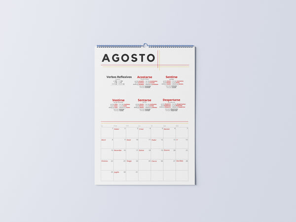 Spanish Verb Calendar